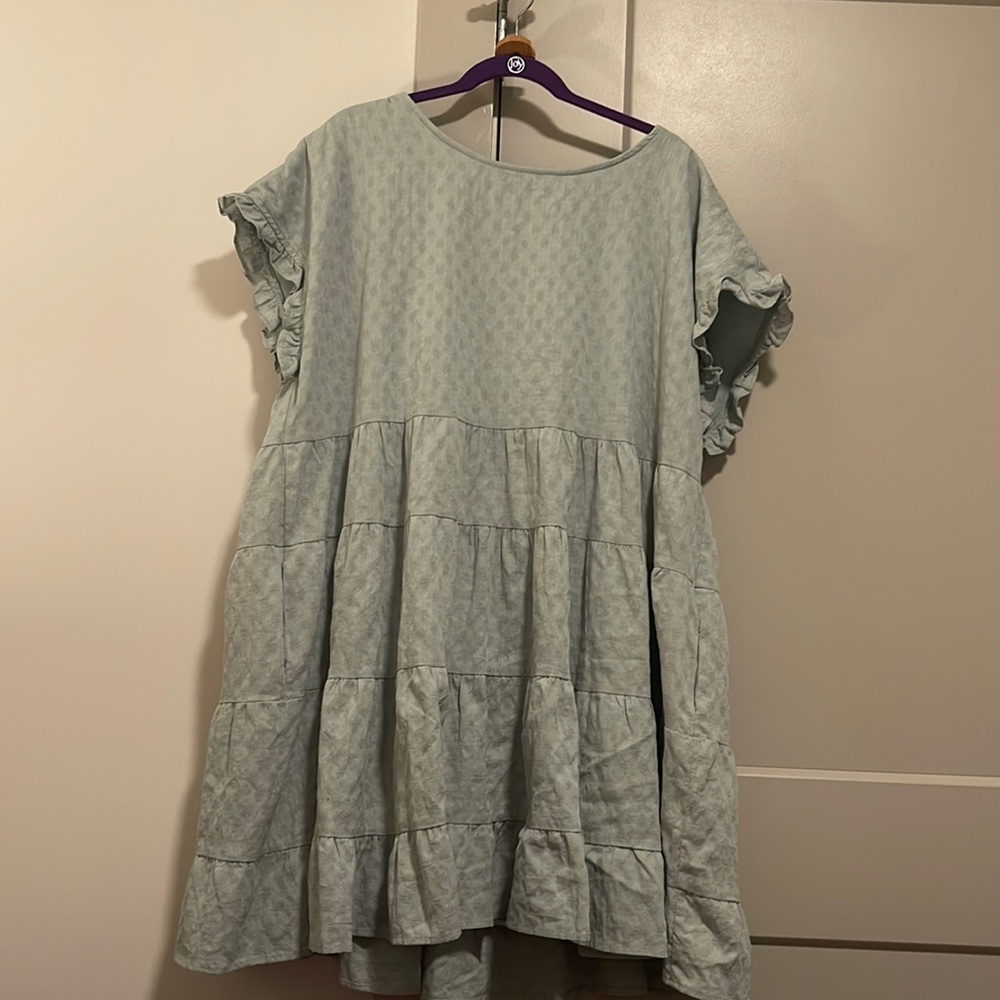 Arula Teal Baby Doll Dress